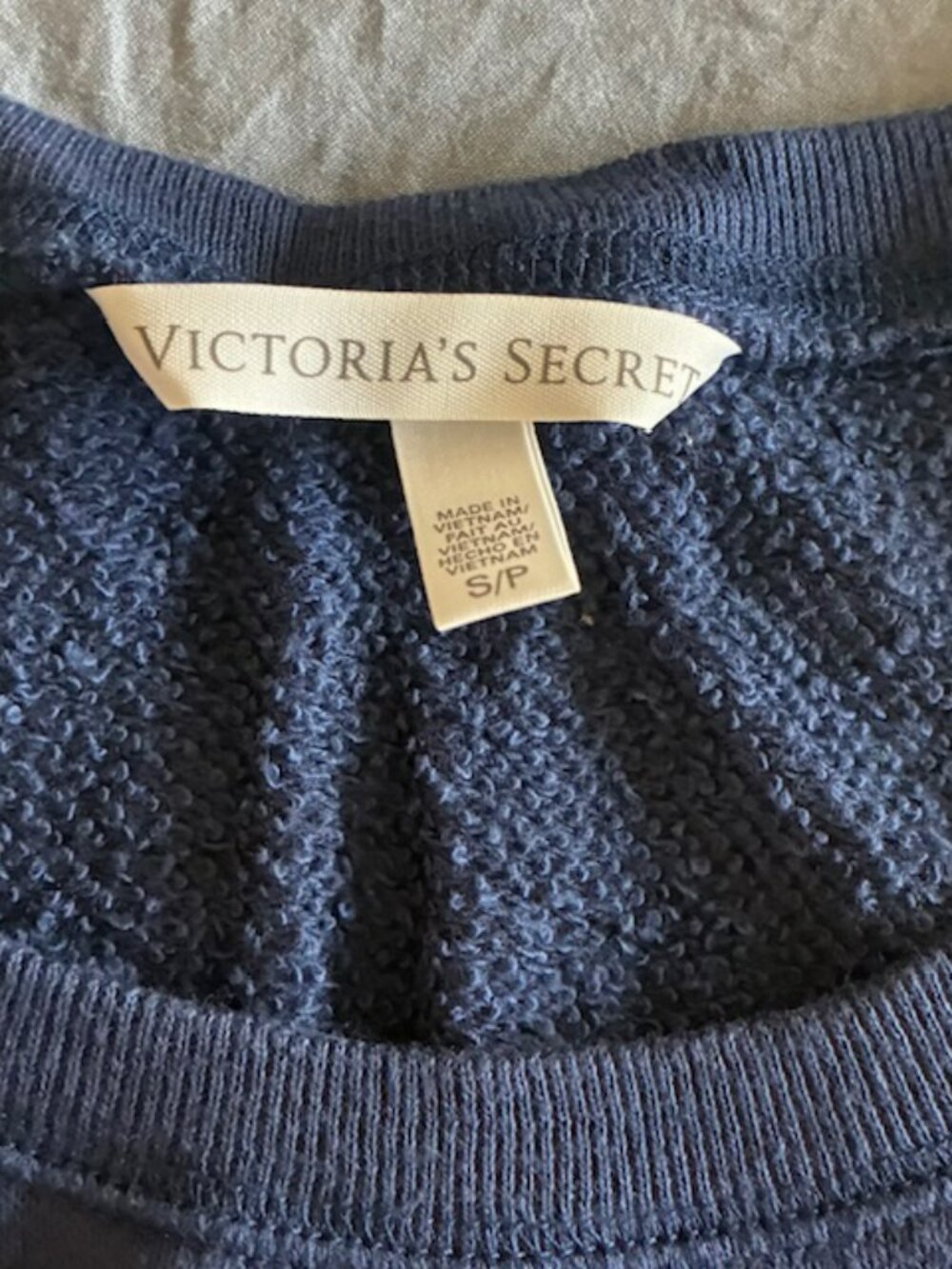 Victoria Secret Crewneck long sleeves French Terry Sweatshirt